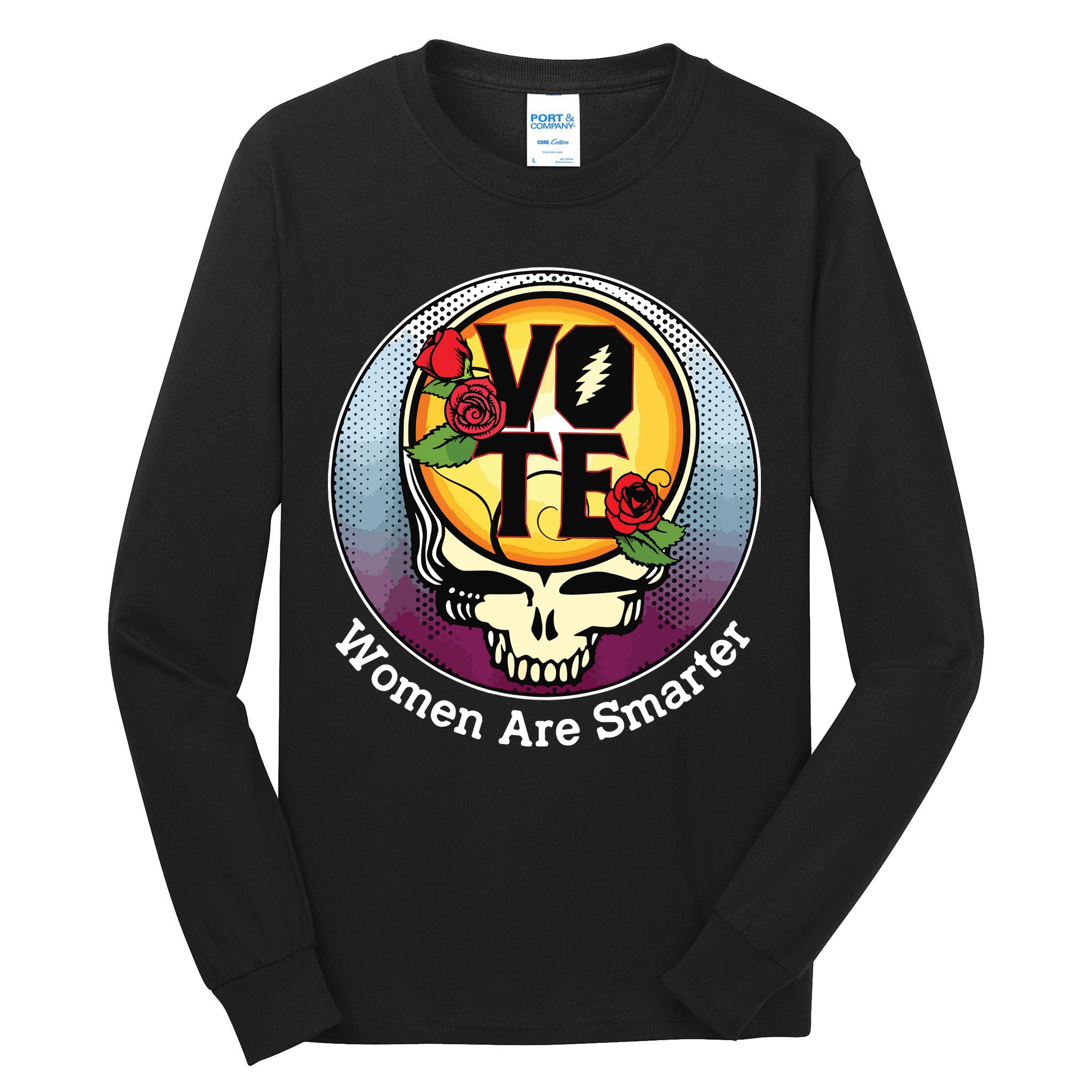 Vote Women Are Smarter Tall Long Sleeve T-Shirt