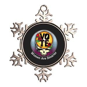 Vote Women Are Smarter Metallic Star Ornament