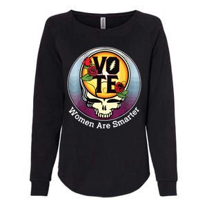 Vote Women Are Smarter Womens California Wash Sweatshirt