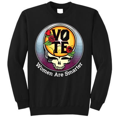 Vote Women Are Smarter Tall Sweatshirt