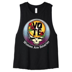 Vote Women Are Smarter Women's Racerback Cropped Tank