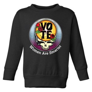 Vote Women Are Smarter Toddler Sweatshirt