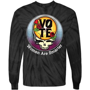 Vote Women Are Smarter Tie-Dye Long Sleeve Shirt