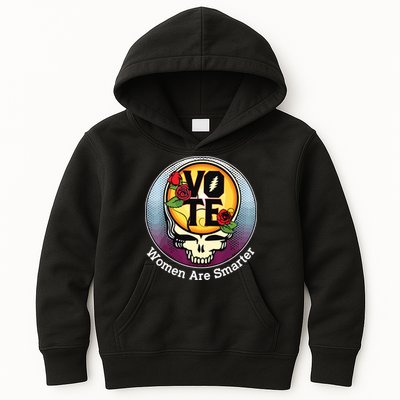 Vote Women Are Smarter Kids Hoodie