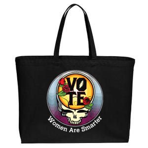 Vote Women Are Smarter Cotton Canvas Jumbo Tote