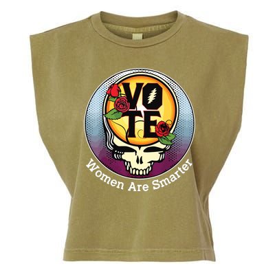 Vote Women Are Smarter Garment-Dyed Women's Muscle Tee