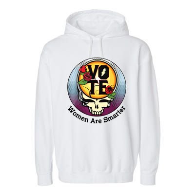 Vote Women Are Smarter Garment-Dyed Fleece Hoodie