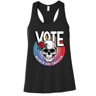 Vote Women Are Smarter Women's Racerback Tank