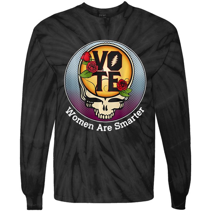 Vote Women Are Smarter Tie-Dye Long Sleeve Shirt