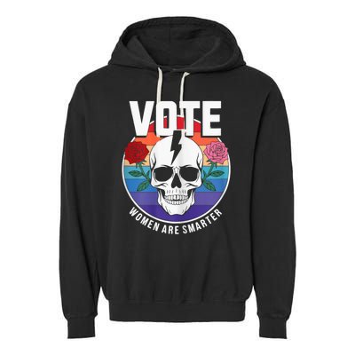 Vote Women Are Smarter Garment-Dyed Fleece Hoodie