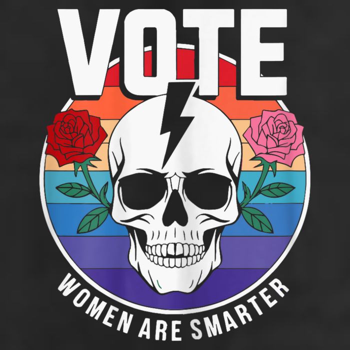 Vote Women Are Smarter 7 Panel Mesh Trucker Snapback Hat