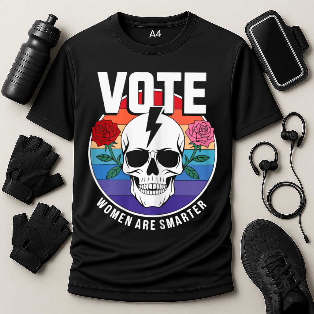 Vote Women Are Smarter Cooling Performance Crew T-Shirt