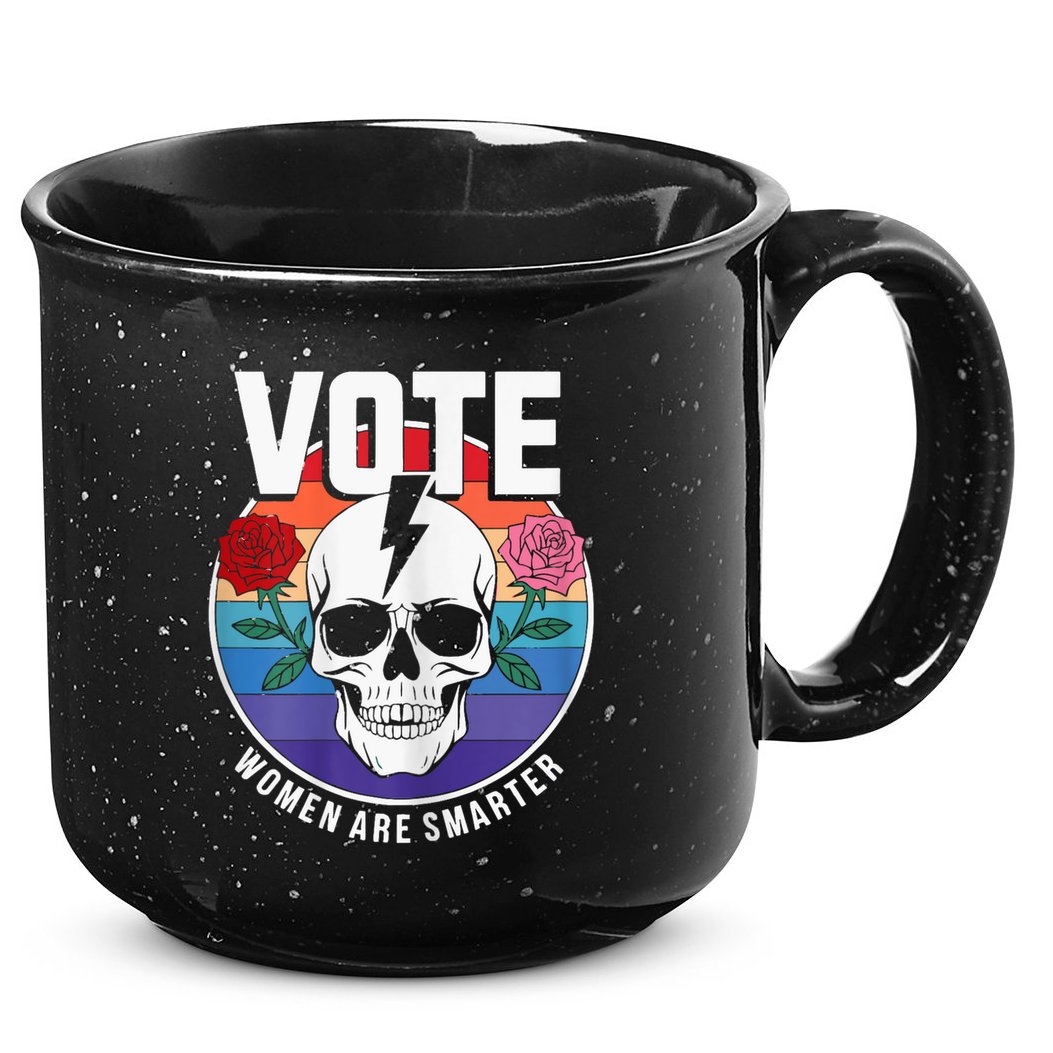 Vote Women Are Smarter 15oz Campfire Ceramic Mug