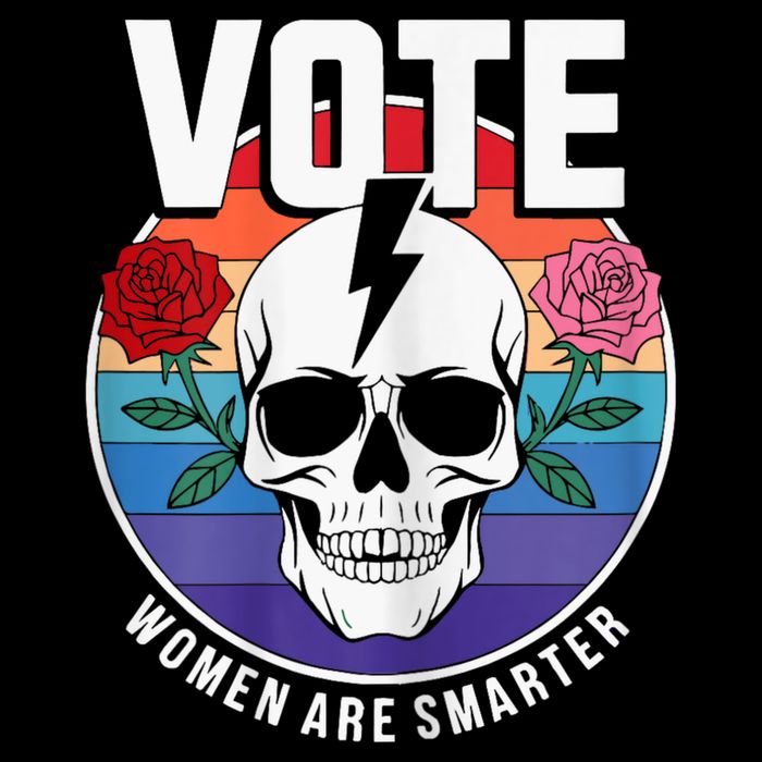 Vote Women Are Smarter Drawstring Bag