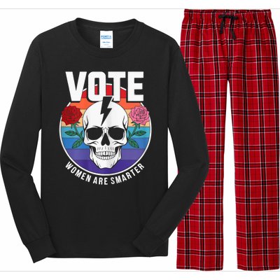 Vote Women Are Smarter Long Sleeve Pajama Set