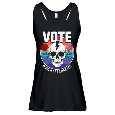 Vote Women Are Smarter Ladies Essential Flowy Tank