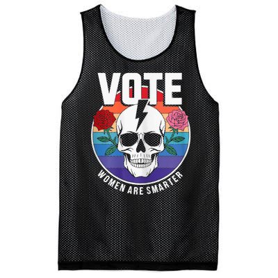 Vote Women Are Smarter Mesh Reversible Basketball Jersey Tank