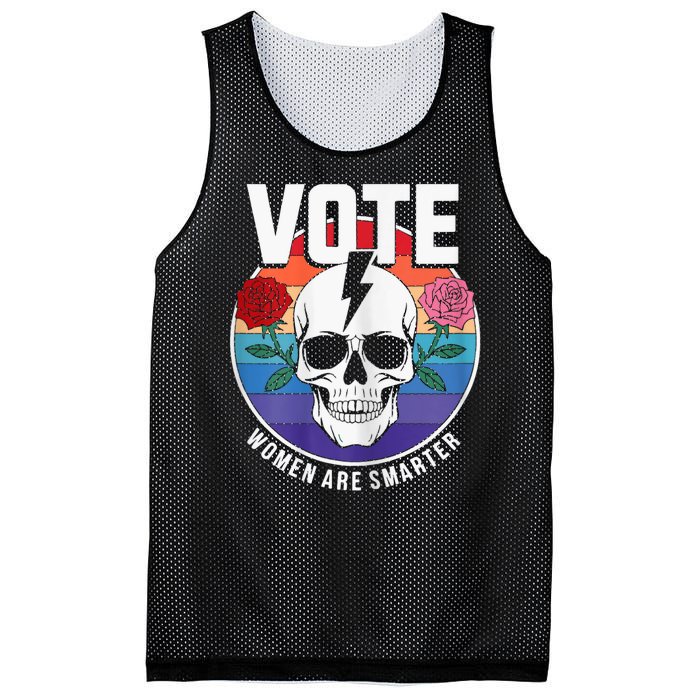 Vote Women Are Smarter Mesh Reversible Basketball Jersey Tank