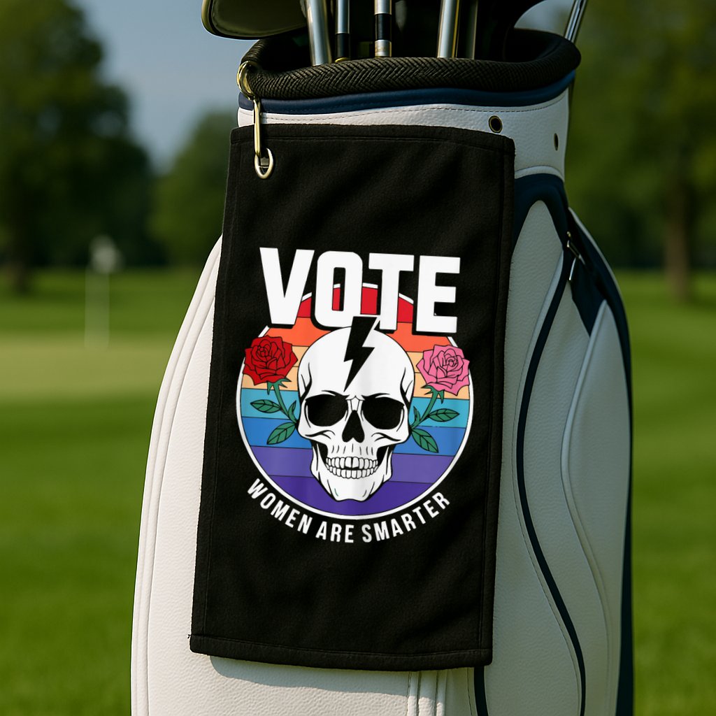 Vote Women Are Smarter Golf Towel