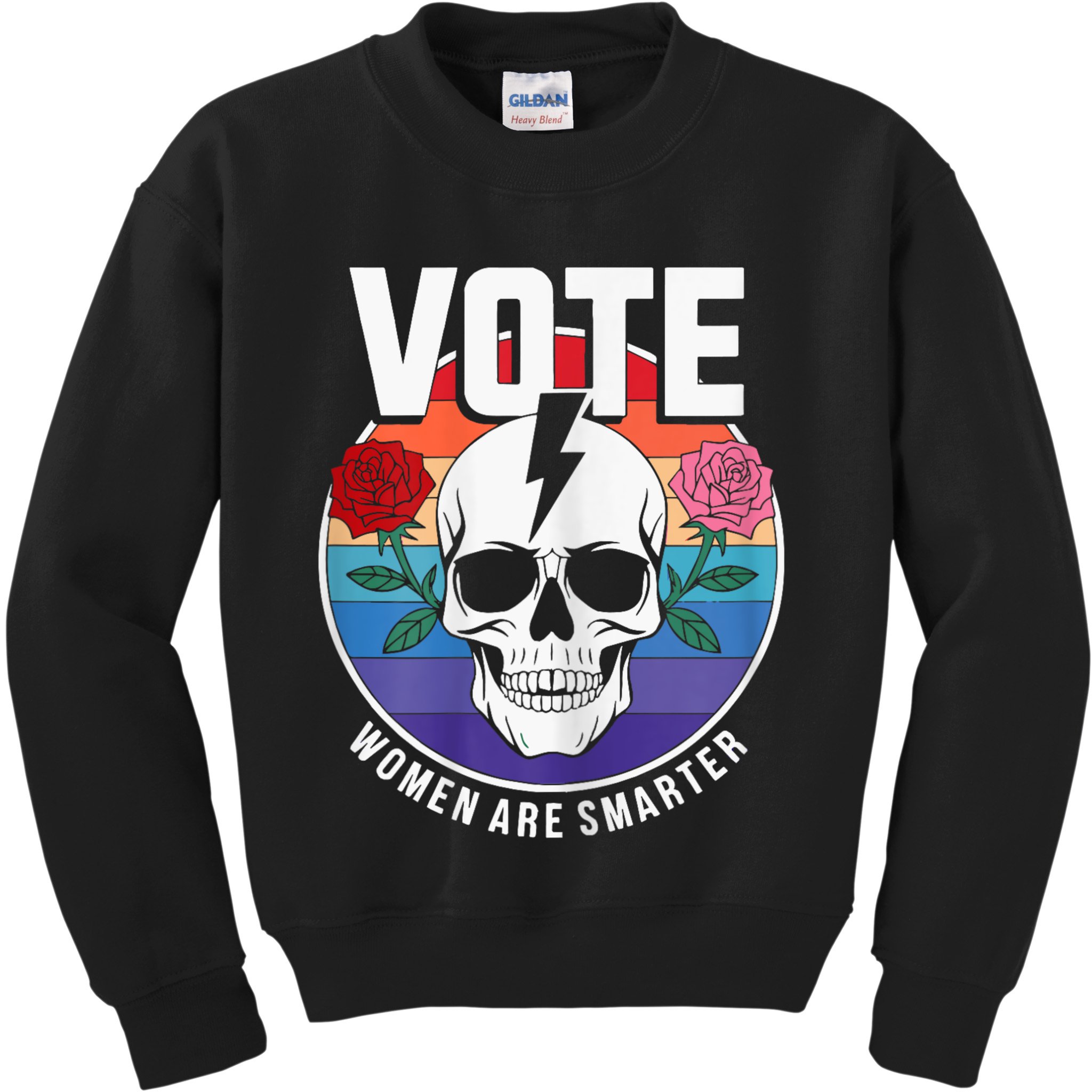Vote Women Are Smarter Kids Sweatshirt