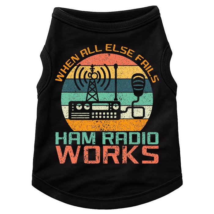 Vintage When All Else Fails Ham Radio Works Amateur Radio Doggie Tank
