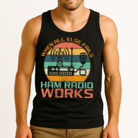 Vintage When All Else Fails Ham Radio Works Amateur Radio Tank Top
