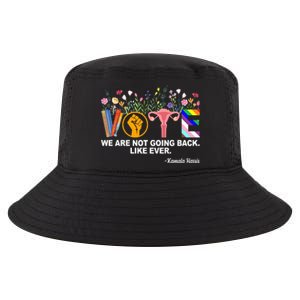 Vote We Are Not Going Back Like Ever Kamala Harris Cool Comfort Performance Bucket Hat