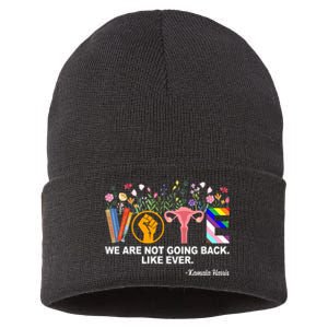 Vote We Are Not Going Back Like Ever Kamala Harris Sustainable Knit Beanie