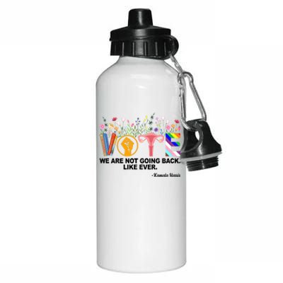 Vote We Are Not Going Back Like Ever Kamala Harris Aluminum Water Bottle