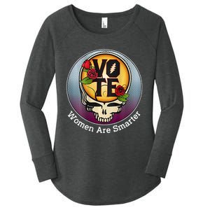 Vote Women Are Smarter Women's Perfect Tri Tunic Long Sleeve Shirt