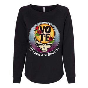 Vote Women Are Smarter Womens California Wash Sweatshirt