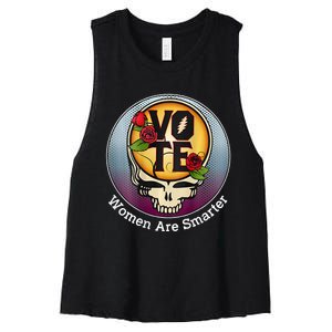 Vote Women Are Smarter Women's Racerback Cropped Tank