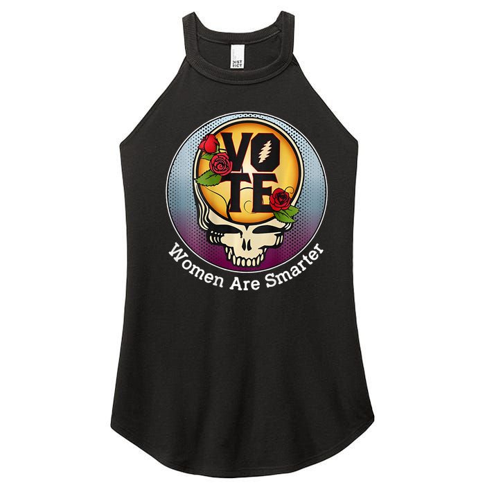 Vote Women Are Smarter Women's Perfect Tri Rocker Tank