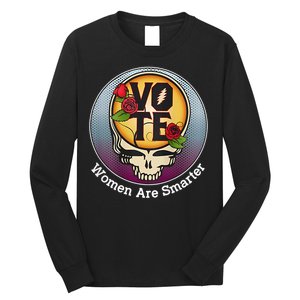 Vote Women Are Smarter Funny Gift Long Sleeve Shirt