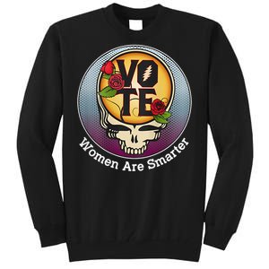 Vote Women Are Smarter Funny Gift Tall Sweatshirt