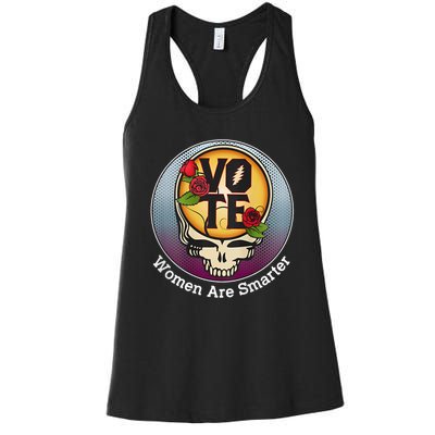 Vote Women Are Smarter Funny Gift Women's Racerback Tank