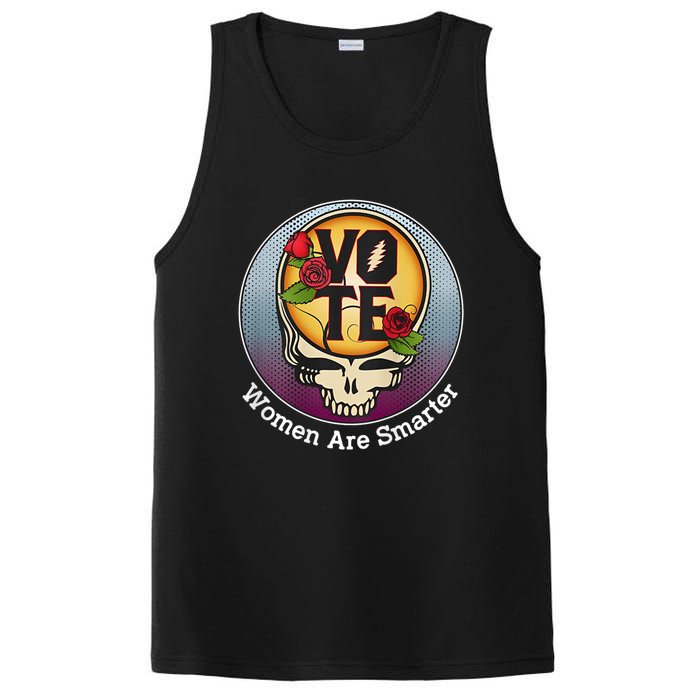 Vote Women Are Smarter Funny Gift PosiCharge Competitor Tank