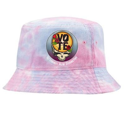 Vote Women Are Smarter Funny Gift Tie-Dyed Bucket Hat