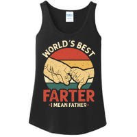 Vintage World's Best Farter I Mean Father Ladies Essential Tank