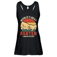 Vintage World's Best Farter I Mean Father Ladies Essential Flowy Tank