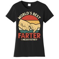 Vintage World's Best Farter I Mean Father Women's T-Shirt