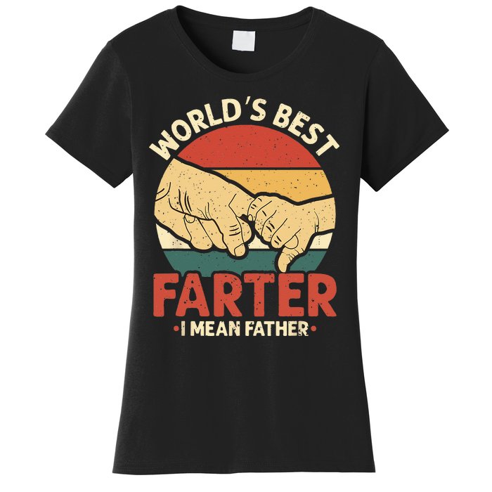 Vintage World's Best Farter I Mean Father Women's T-Shirt