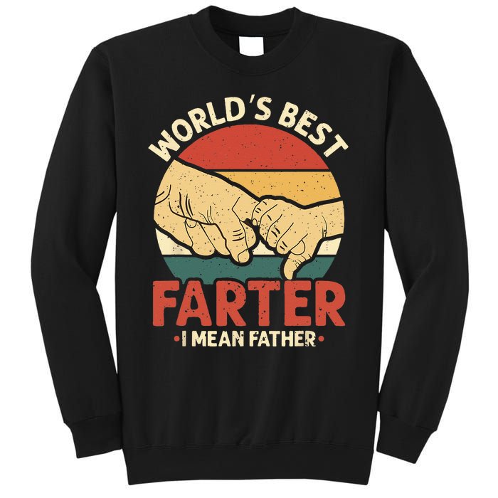 Vintage Worlds Best Farter I Mean Father Sweatshirt