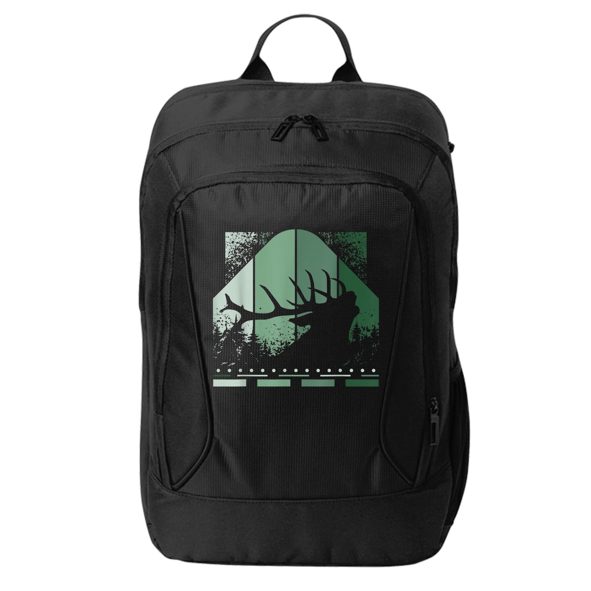 Vintage Whitetail Buck Deer Hunting City Backpack