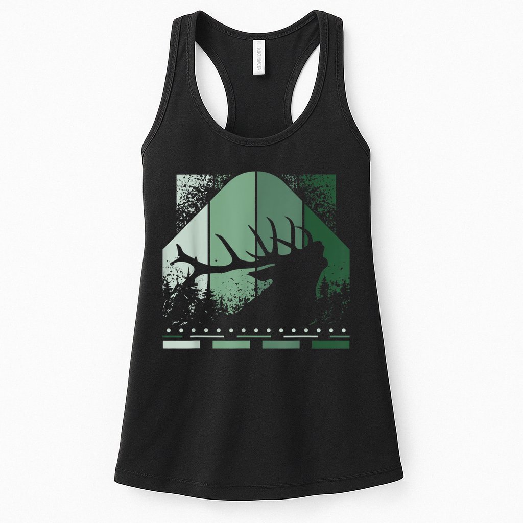 Vintage Whitetail Buck Deer Hunting Womens Tank Top