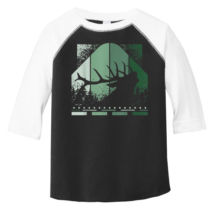 Vintage Whitetail Buck Deer Hunting Toddler Fine Jersey T-Shirt