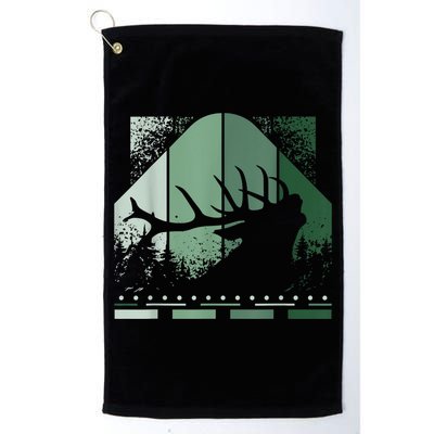 Vintage Whitetail Buck Deer Hunting Golf Towel