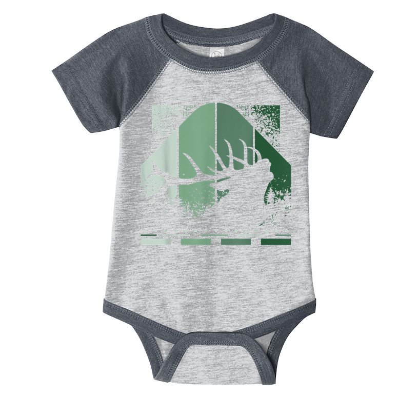 Vintage Whitetail Buck Deer Hunting Infant Baby Jersey Bodysuit