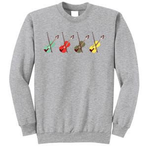 Violin With Bows Orchestra Gift Sweatshirt