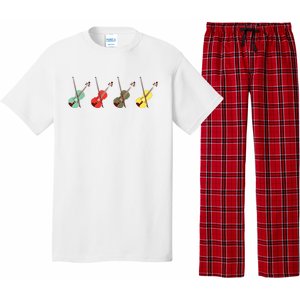 Violin With Bows Orchestra Gift Pajama Set